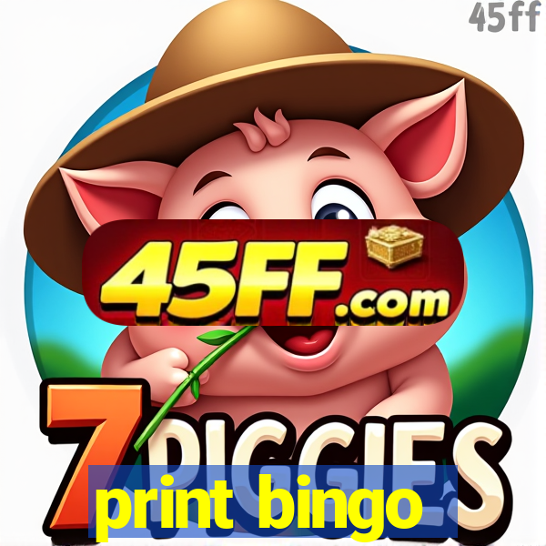 print bingo